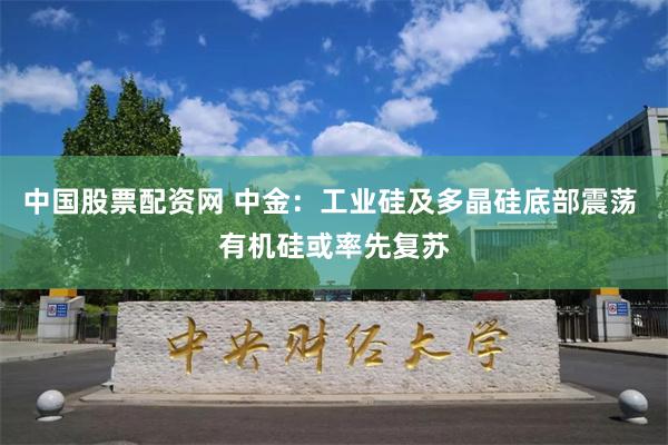 中国股票配资网 中金：工业硅及多晶硅底部震荡 有机硅或率先复苏